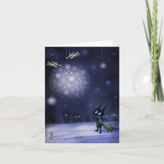 Cartão De Festividades O Natal de Boboshkin