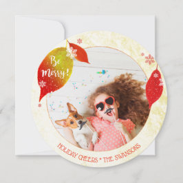 Cartão De Festividades O Natal Deixa Foto