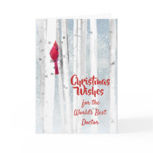 O Natal Deseja o Cardeal Vermelho para o Doutor