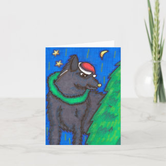Cartão De Festividades O Natal do dominó