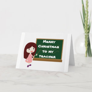 CARTÃO DE FESTIVIDADES  "O NATAL DO MERCADO É DESEJADO" PARA A PROFESSOR