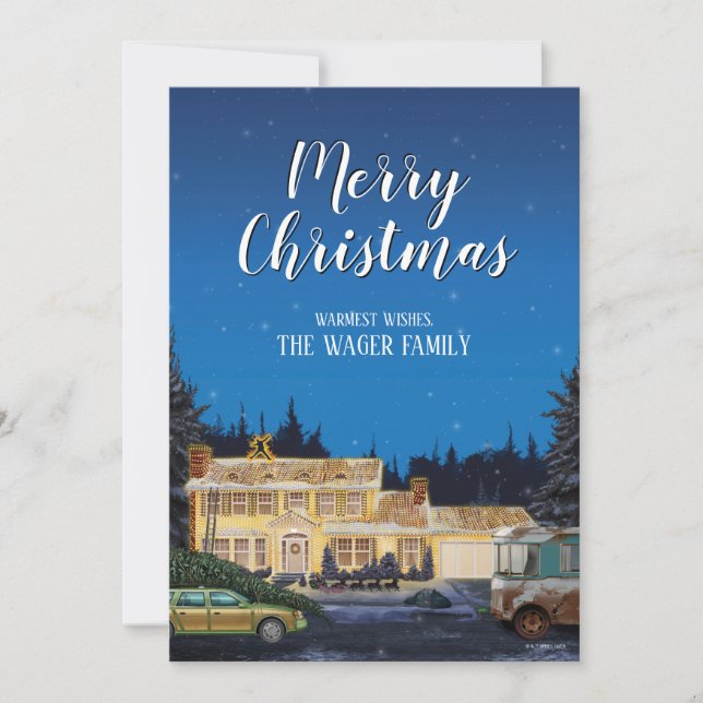 Cartão De Festividades O Natal do National Lampoon (Frente)