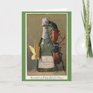 Cartão De Festividades O Natal dos Insetos