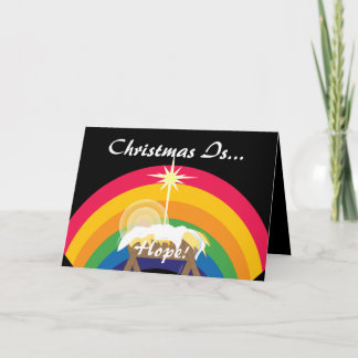 Cartão De Festividades O Natal é esperança! - Personalize