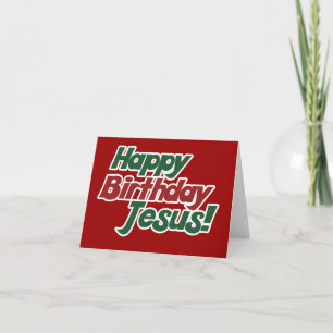 Cartão De Festividades O Natal é Jesus Aniversário