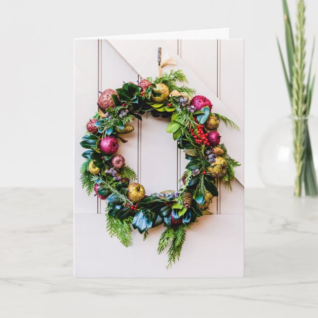 Cartão De Festividades O Natal É Muito Feliz (Adicione Seu Nome) (Frente)