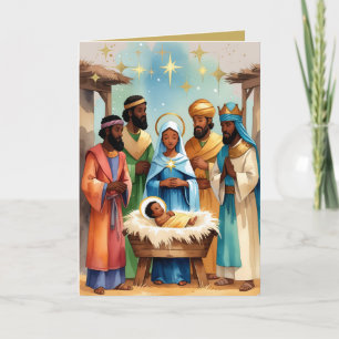 Cartão De Festividades O Natal Sagrado Natividade Natal 