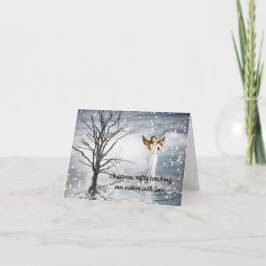 Cartão De Festividades O Natal tocando nossa nação com amor