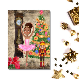 Cartão De Festividades O Nutcracker Clara Act I Christmas Eve Balé