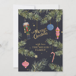 Cartão De Festividades O Nutcracker, marinho