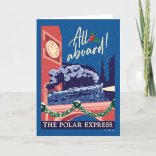Cartão De Festividades O Polar Express - Todos a Bordo!