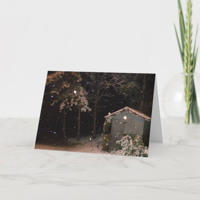 Cartão De Festividades O pouco derramou (Frente)