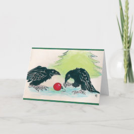 Cartão De Festividades O presente brilhante