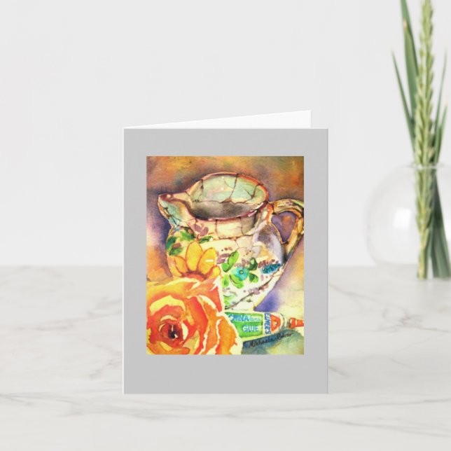 Cartão De Festividades O presente de Darrel (Frente)