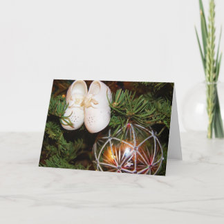 Cartão De Festividades O primeiro Natal do bebê