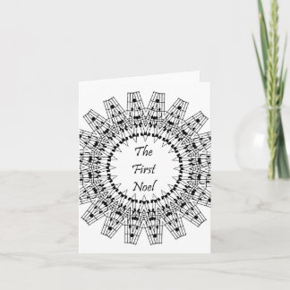 Cartão De Festividades O primeiro Noel