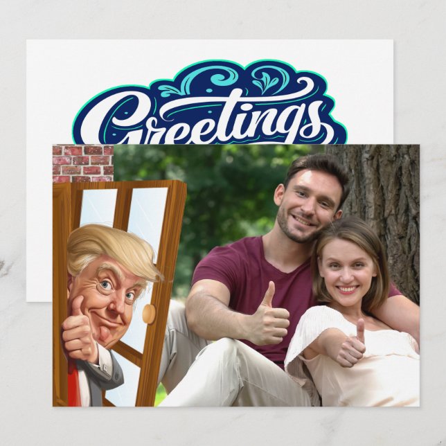 Cartão De Festividades O que é FOTOBOMB TODA A OCASIÃO ou (Frente/Verso)