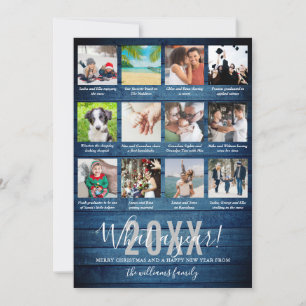 Cartão De Festividades O Que Uma Colagem De Fotos De 12 Anos Capta Madeir