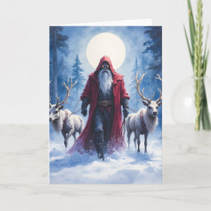 Cartão De Festividades O Rei do Inverno Chega. 