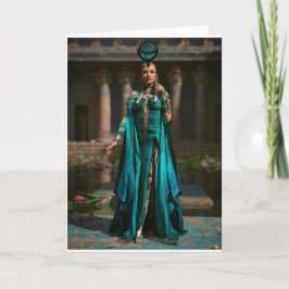 Cartão De Festividades O Templo Isis