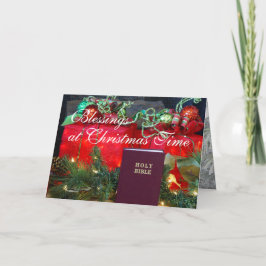 Cartão De Festividades O tempo 2 do Natal - personalize