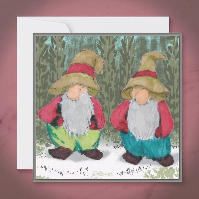 Cartão De Festividades "O Tomten" Natal (Criador carregado)