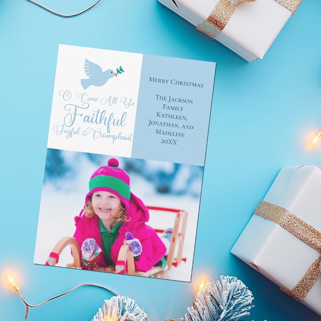 Cartão De Festividades O Venham Todos Os Vossos Felizes Natal Da Família (Criador carregado)