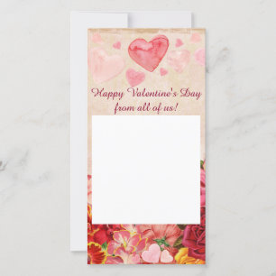 Cartão De Festividades O Victorian Steampunk floresce o dia dos namorados