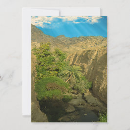 Cartão De Festividades Oasis oculto