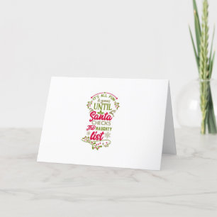 CARTÃO DE FESTIVIDADES **OBRIGADO POR FAZER A LISTA DOS TRAVESSOS**