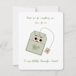 Cartão De Festividades Obrigado por tudo que você fez por mim