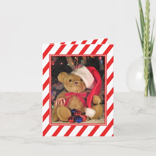 Cartão De Festividades Obrigados Beary muito urso de ursinho (Frente)