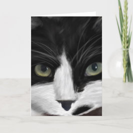 Cartão De Festividades observação do gato