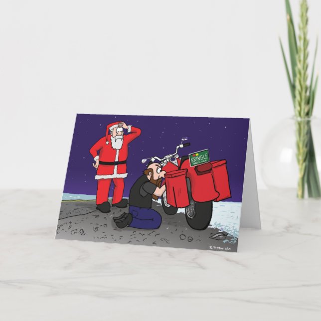 Cartão De Festividades Obtenção na lista agradável (Frente)