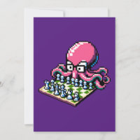 Octopus Mestre de Xadrez - Estratégia Engraçada de