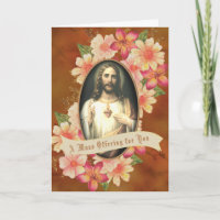 Oferta de Missa Católica Floral Sagrado Coração de