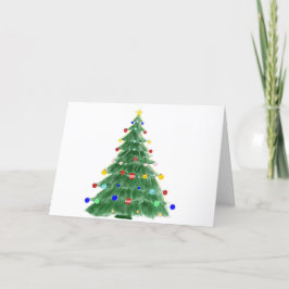 Cartão De Festividades Oh Árvore de Natal