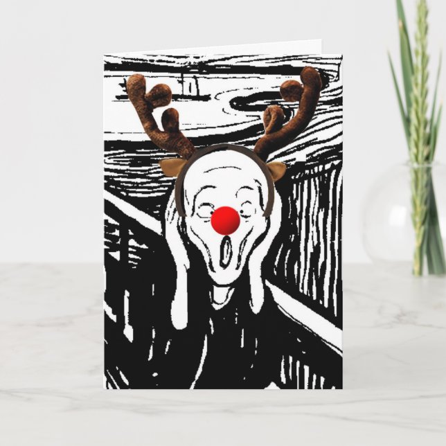 Cartão De Festividades Oh cervos! (Frente)