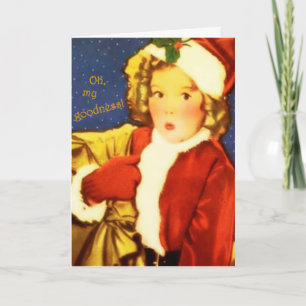 Cartão De Festividades Oh, my goodness! Christmas Card