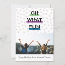 Oh Que Cor Divertida Bloquear Foto De Natal