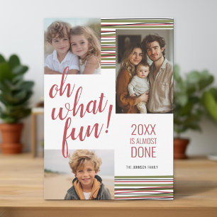 Cartão De Festividades Oh Que divertido - 2020 está quase pronto - 3 Fot