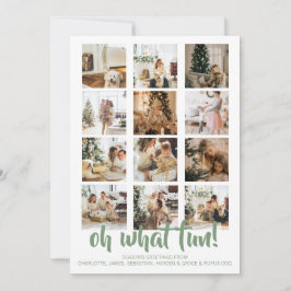 Cartão De Festividades Oh Que Foto Divertida de Natal Personalizada