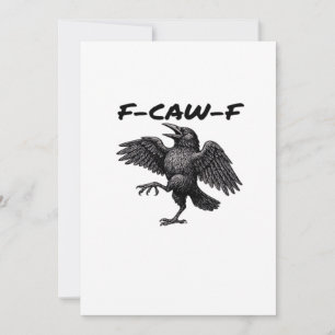 Cartão De Festividades Olhar Gráfico Vintage Essencial F Caw F