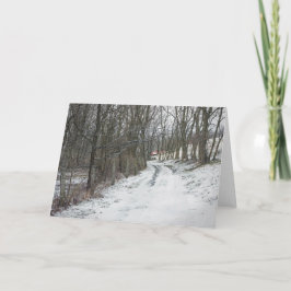 Cartão De Festividades Onde a estrada pode levá-lo