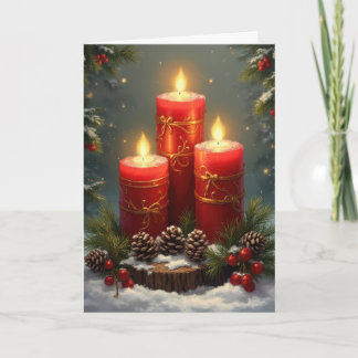 Cartão De Festividades Onde a Luz do Natal Brilha