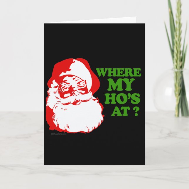 Cartão De Festividades Onde estão minhas garotas? (Frente)