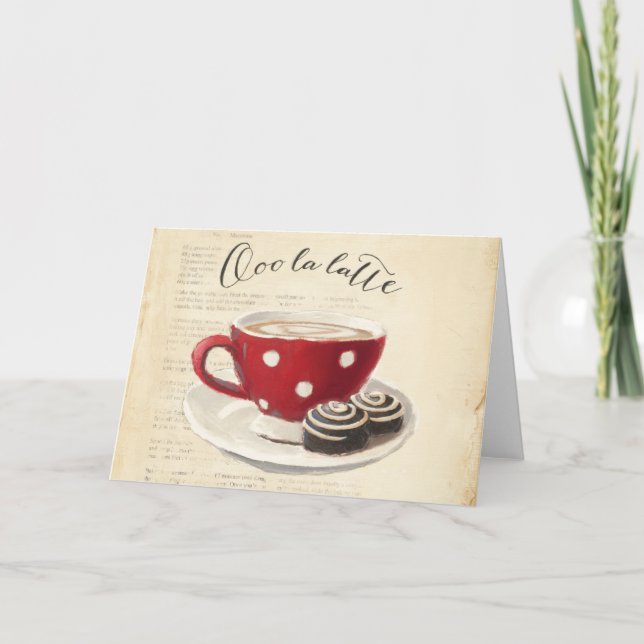 Cartão De Festividades Ooo La Latte (Frente)