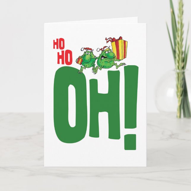 Cartão De Festividades Opa de Natal (Frente)