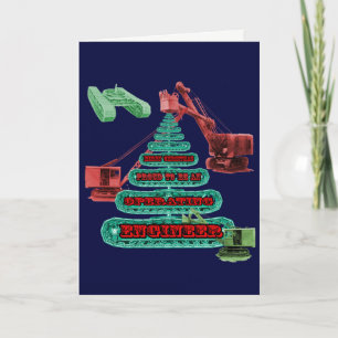 CARTÃO DE FESTIVIDADES OPERADOR DE ENGENHEIRO DE EXPLORAÇÃO DE NATAL DE M