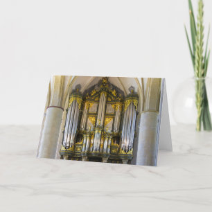 Cartão De Festividades Organ, Groningen, Netherlands greeting card
